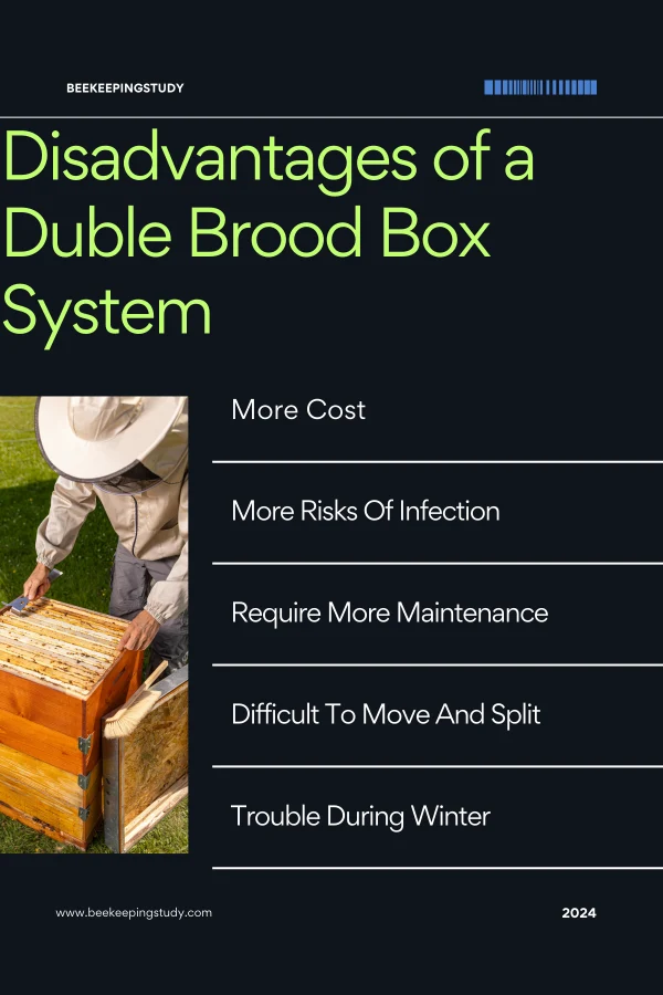 Disadvantages of a Duble Brood Box System