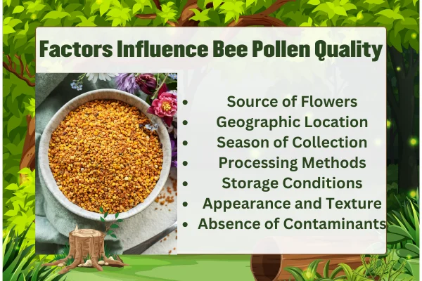 Factors Influence Bee Pollen Quality