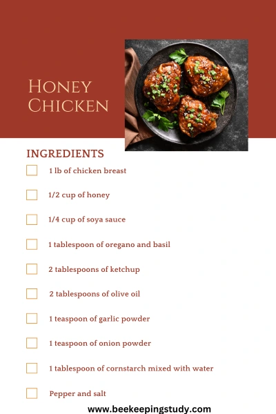 Honey Chicken Recipe Ingredients