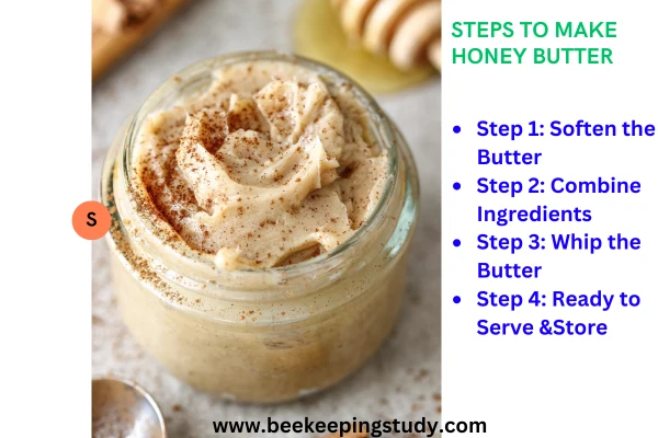 Steps To make honey butter