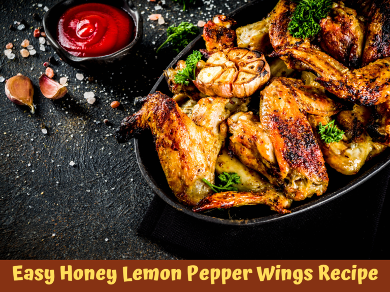 Easy Honey Lemon Pepper Wings Recipe