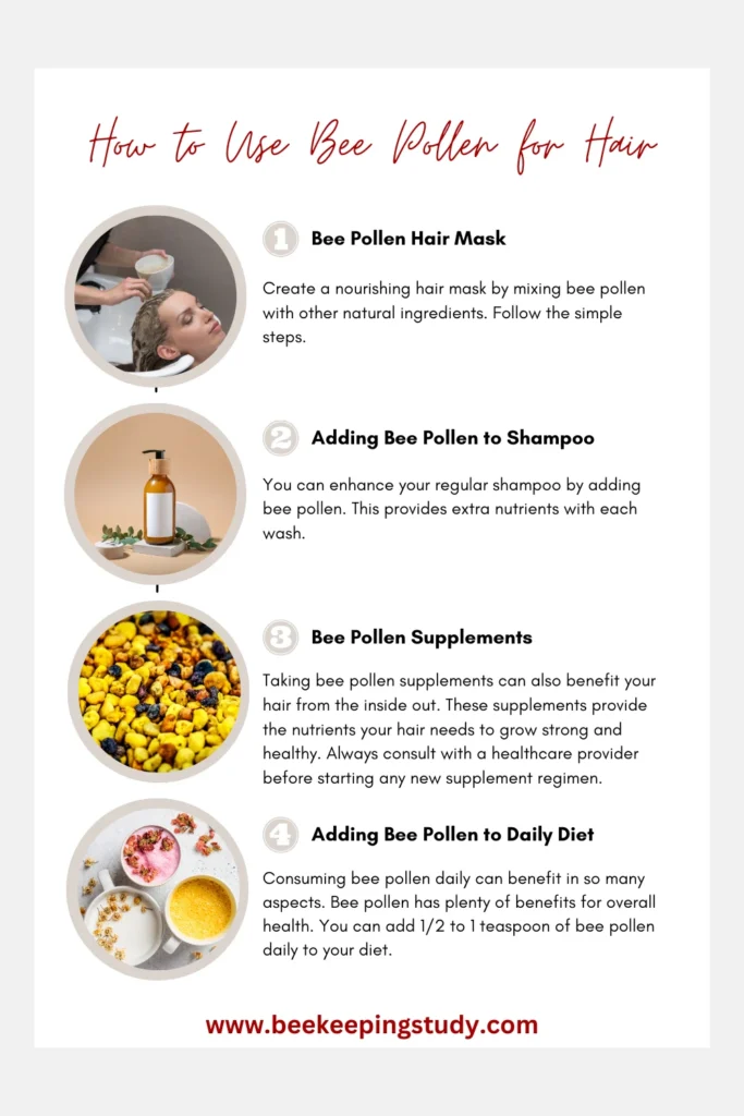 How to use bee pollen for hair