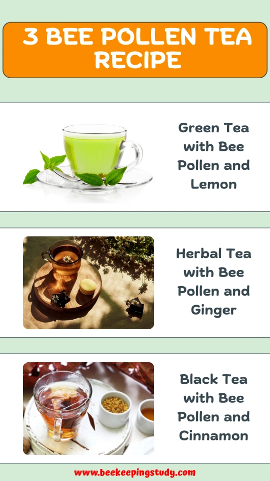 3 Bee Pollen Tea Recipes
