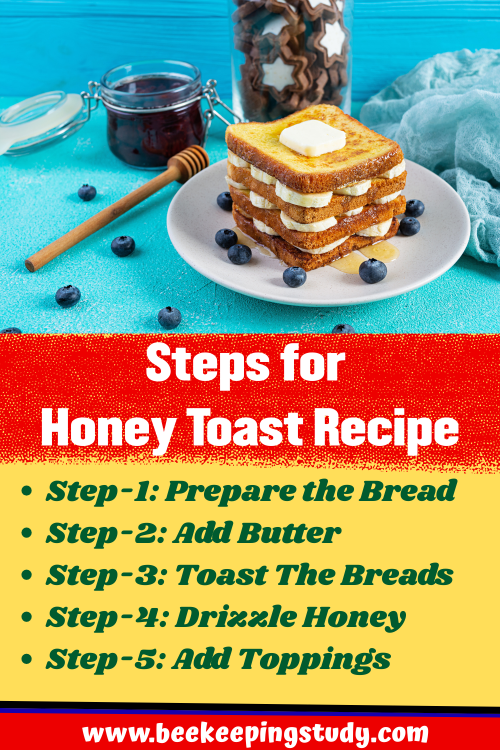 Step by Step Honey Toast Recipe