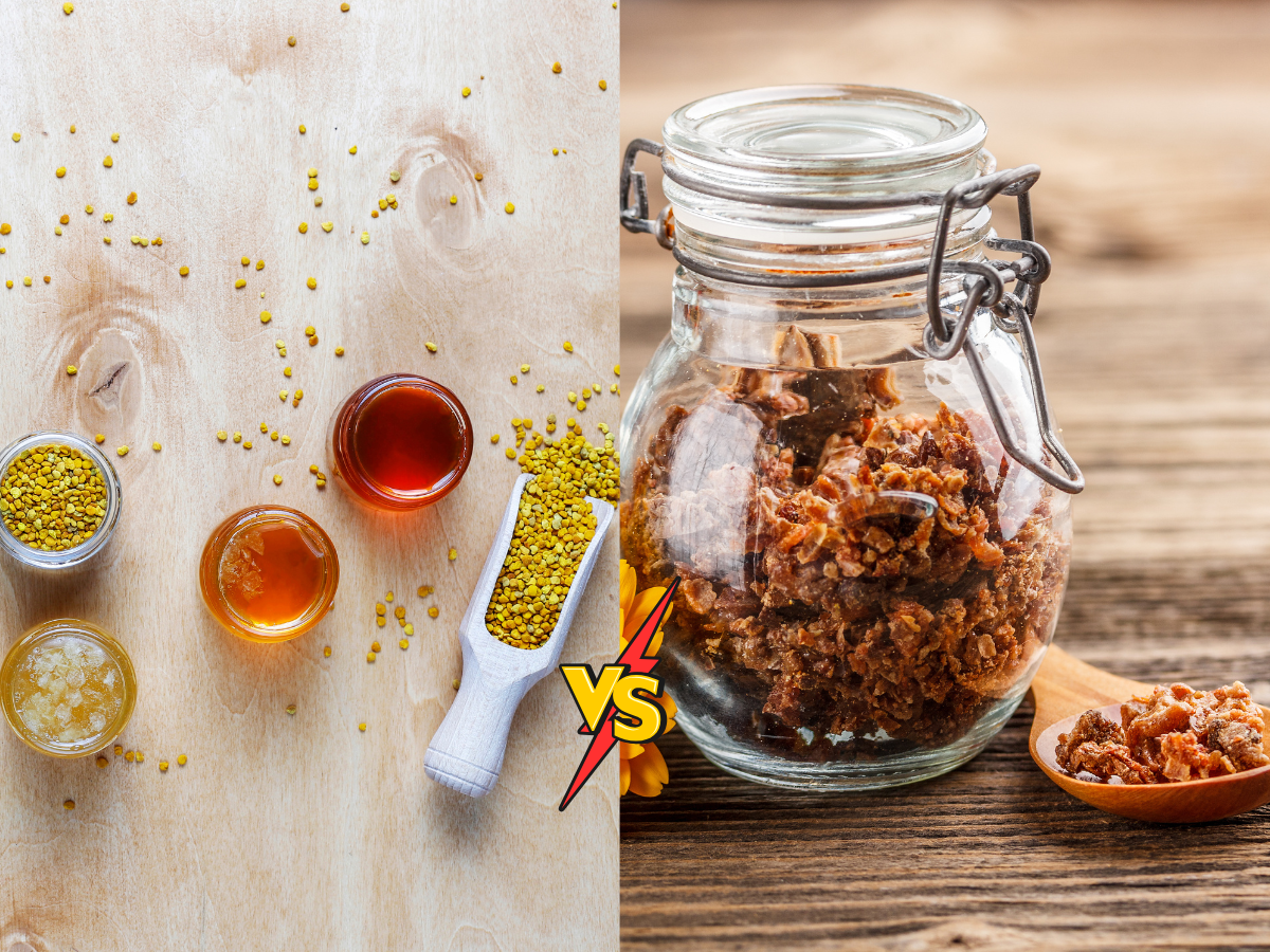 bee pollen vs propolis