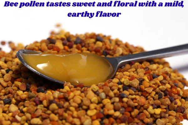 what does bee pollen taste