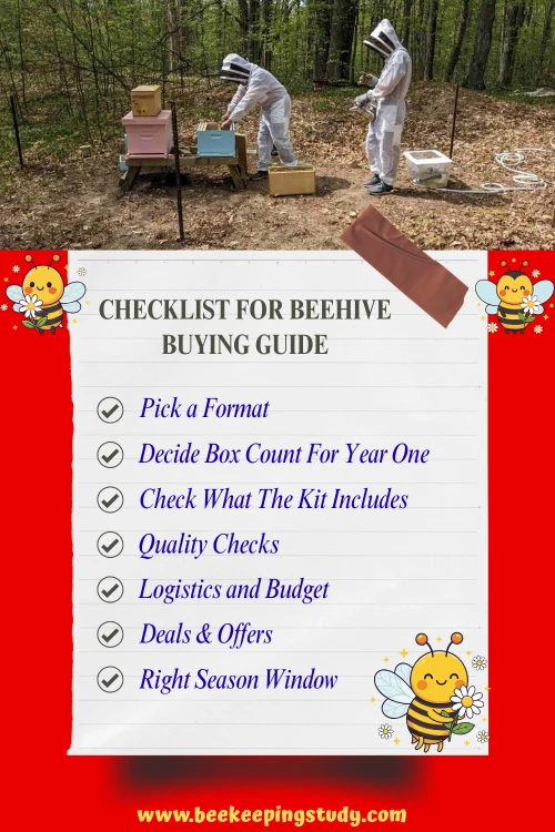 A Comprehensive Beehive Buying Checklist