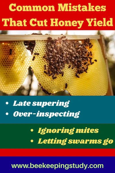 Common Mistakes That Cut Honey Yield