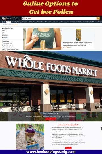 Online Options Where You Can Get Bee Pollen