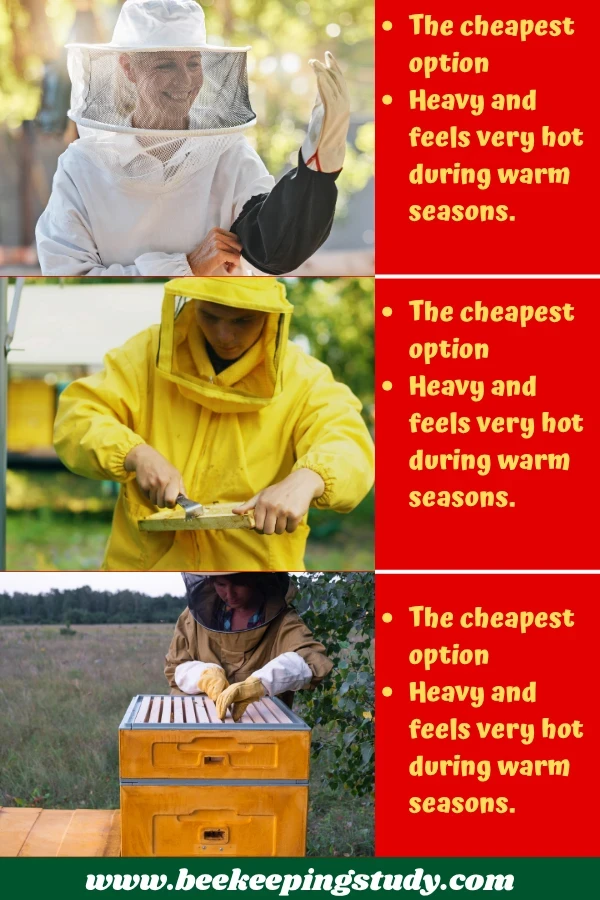 Different Beekeeping Suits